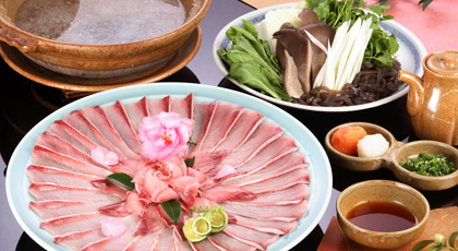 Buri-shabu(Yellowtail hot pot)(December to February)