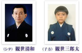 (シテ)観世清和 (子方)観世三郎太