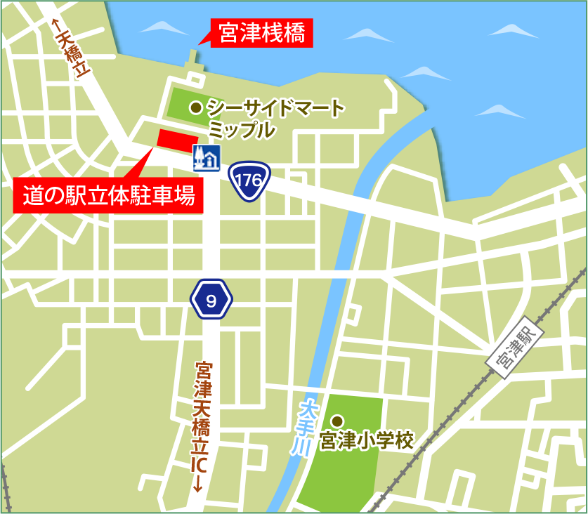 パーク&クルーズ 駐車場マップ