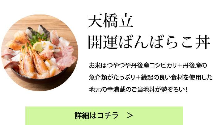 天橋立開運ばんばらこ丼